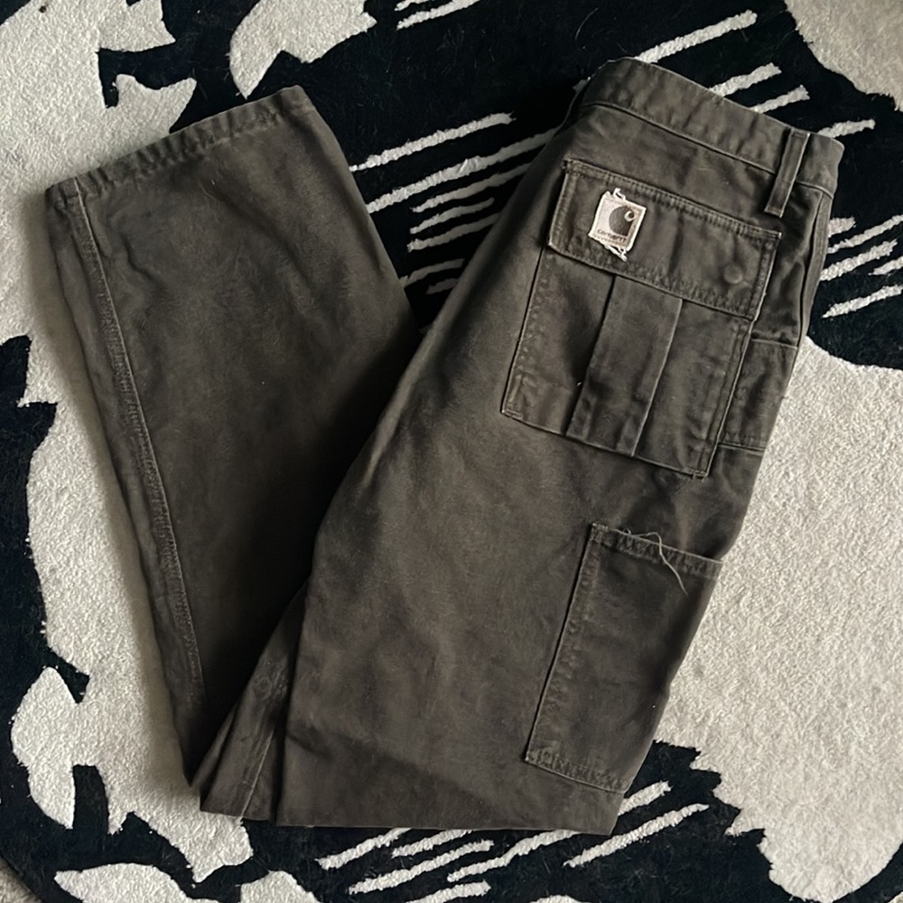 Vintage brown CARHARTT cargos🔥